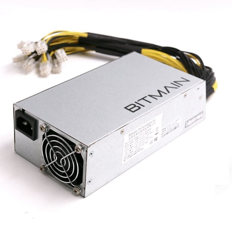 Bitcoin Miner Generic Antminer S9 13.5T 13500GH/s, 0,098 J/GH Power Efficiency, 13.5th/S BitMain S9 16NM 1372W BM1387, med strømforsyning